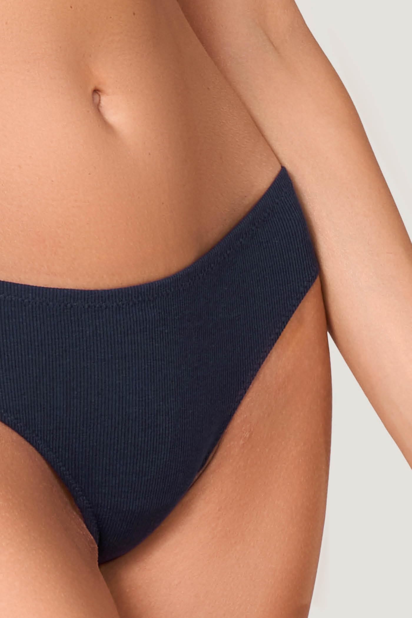 Goldenpoint Slip Brasiliana Fianco Medio Donna Costina Cotone