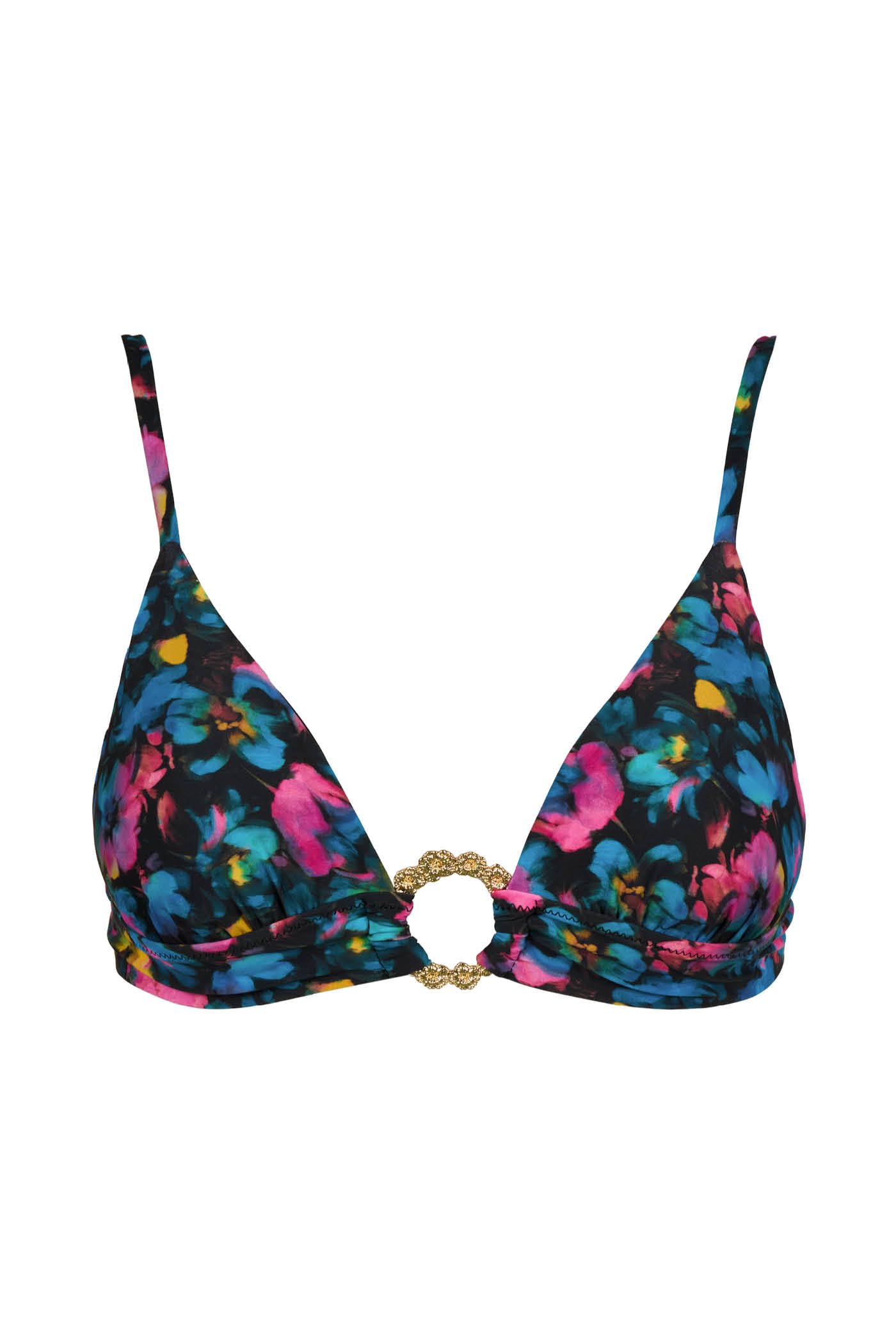 Goldenpoint Waterpop Triangolo Fisso Top Bikini Fantasia Astratta