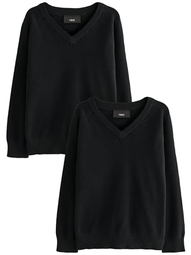 Next maglione ragazzo scollo V 2 pezzi taglia 170 cotone