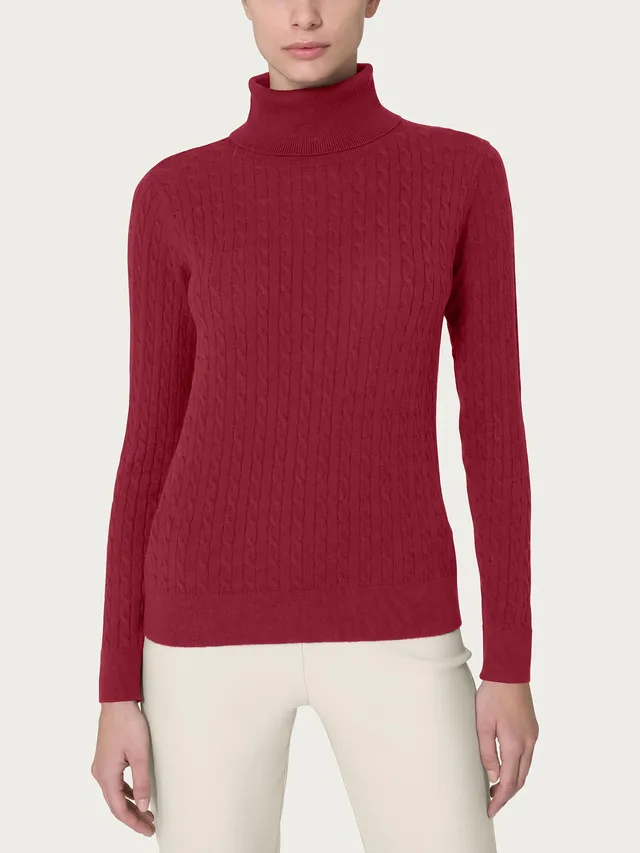 Ragno Super Soft Dolcevita Donna Tibetan Red calda