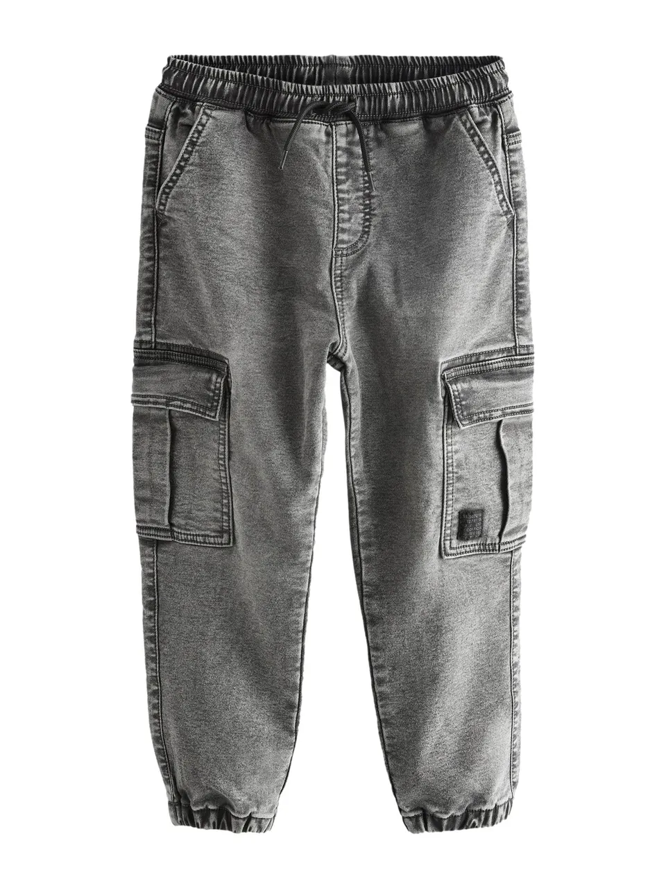 Next Ragazzo Jeans Cargo 98 grigio vita elasticizzata