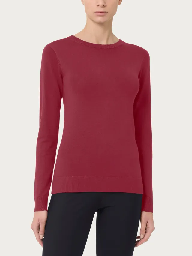 Ragno Four Seasons Maglia donna rosso manica lunga