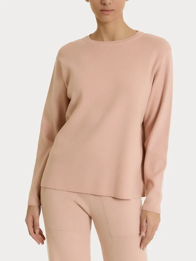 Ragno Super Soft Maglia Girocollo Cameo Rose manica lunga