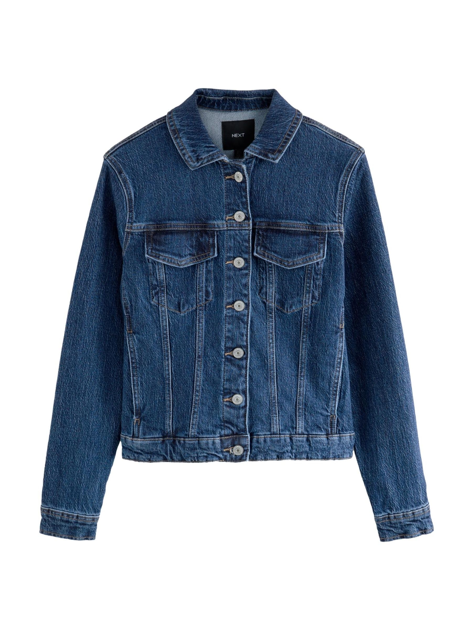 Next giacca denim aderente donna taglia 42 cotone