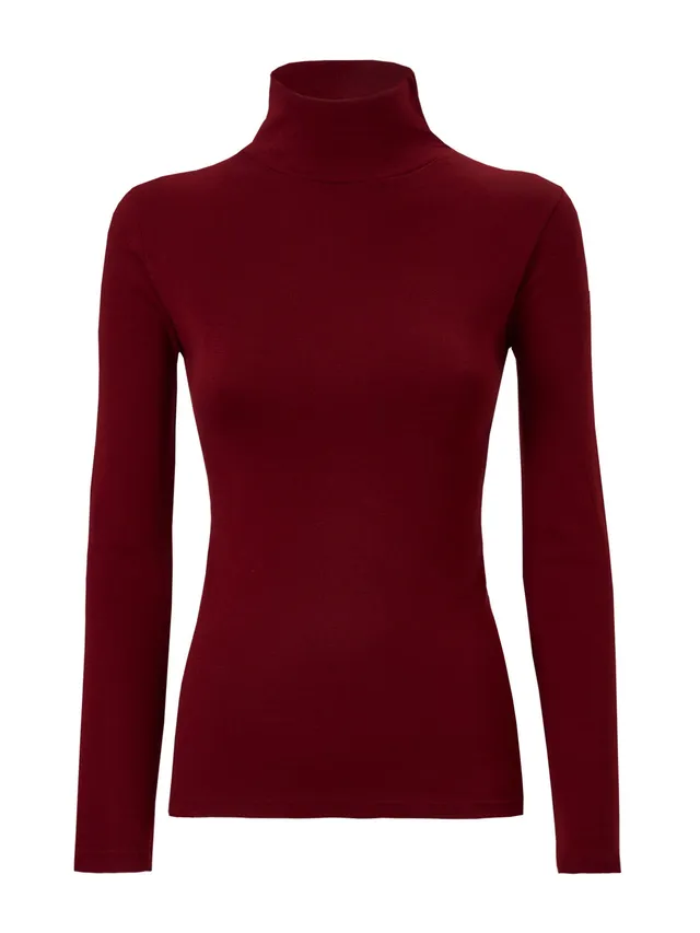 Ragno Thermo Cotton Lupetto cotone garzato Granata donna