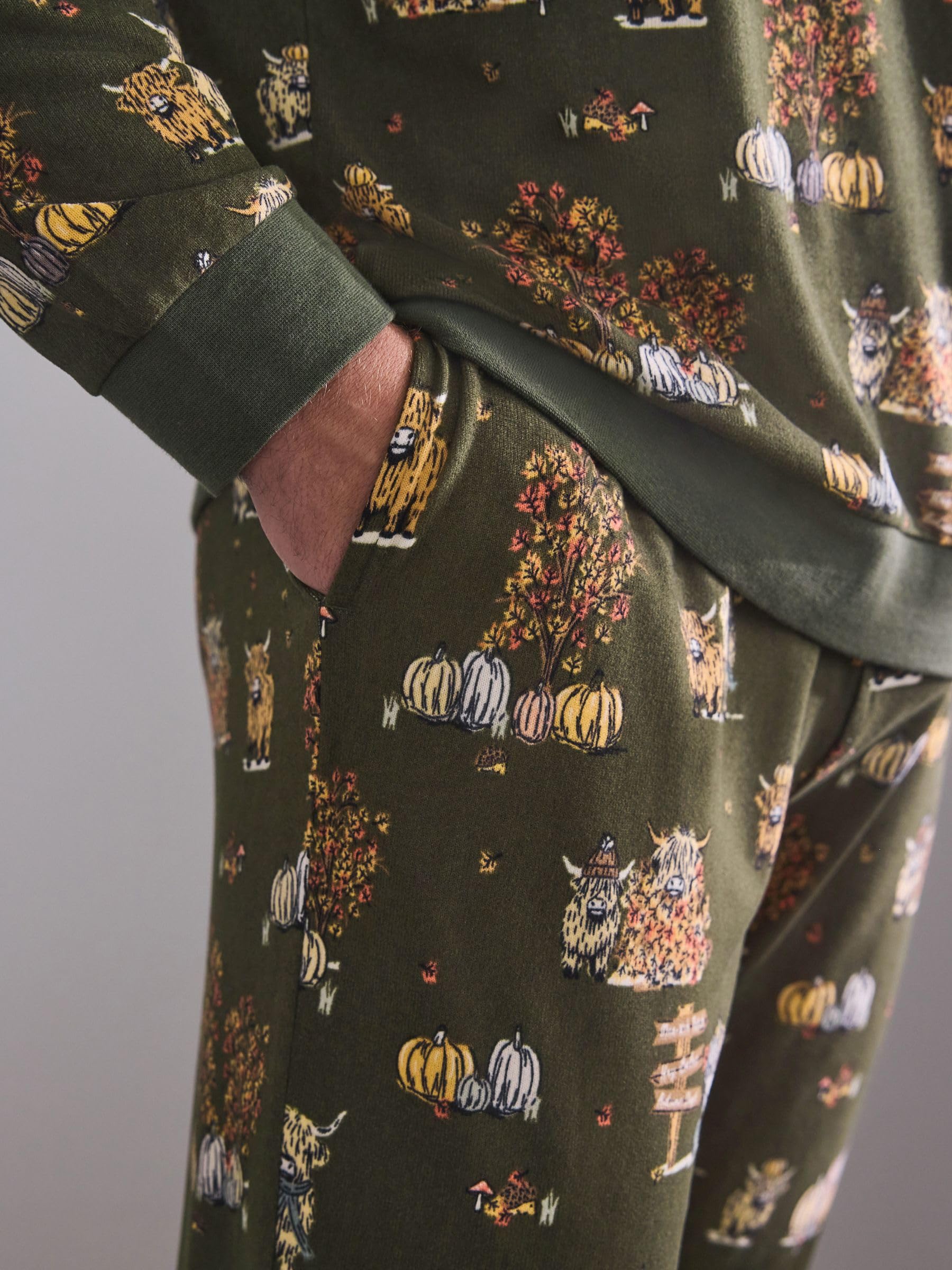 Next pigiama uomo halloween coordinato XL
