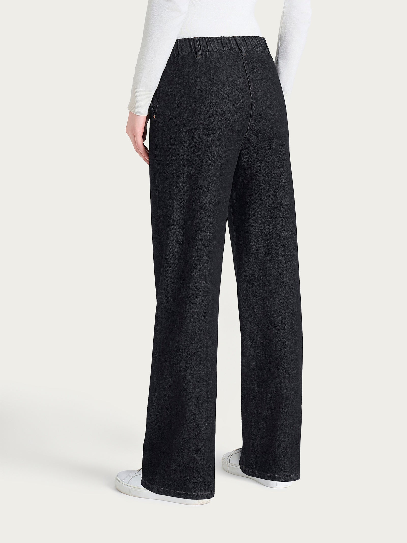 Ragno Heritage Denim jeans ampio Gray Black wide leg cotone