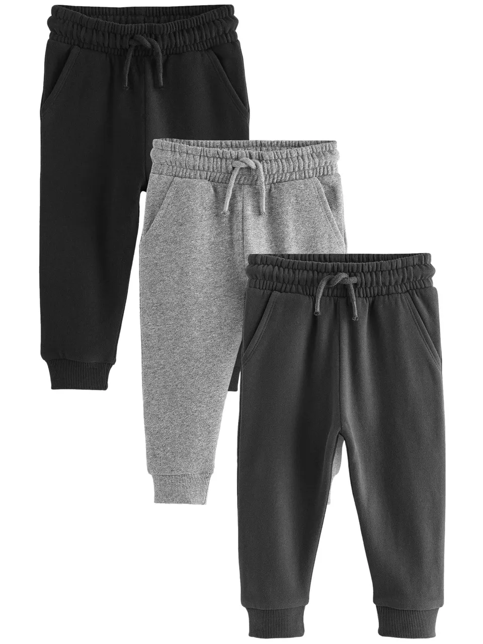 Next Pantaloni Jogging Bimbo 68-74 Confezione da 3 Morbidi