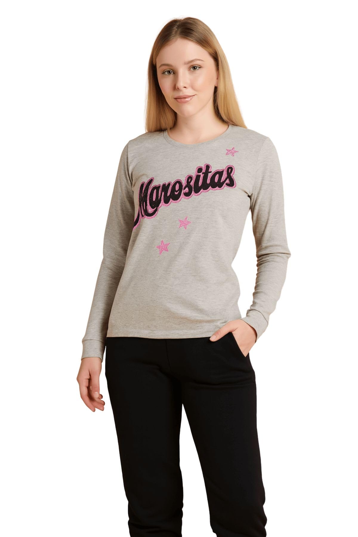 Lady C Pigiama Cotone Bordeaux Chupa Interlock Invernale