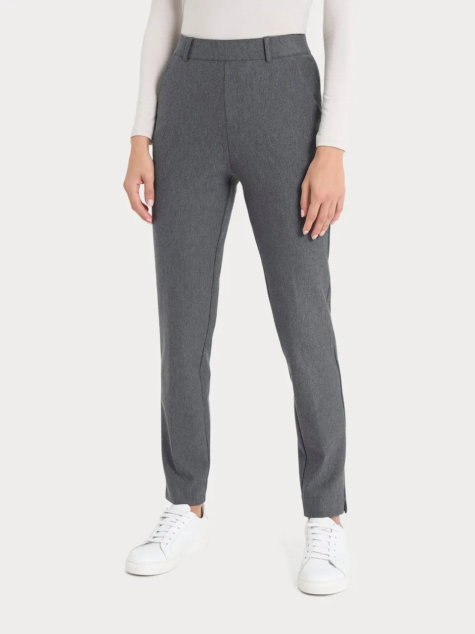 Ragno Compact pantalone chino slim Ardesia Mel. comodo