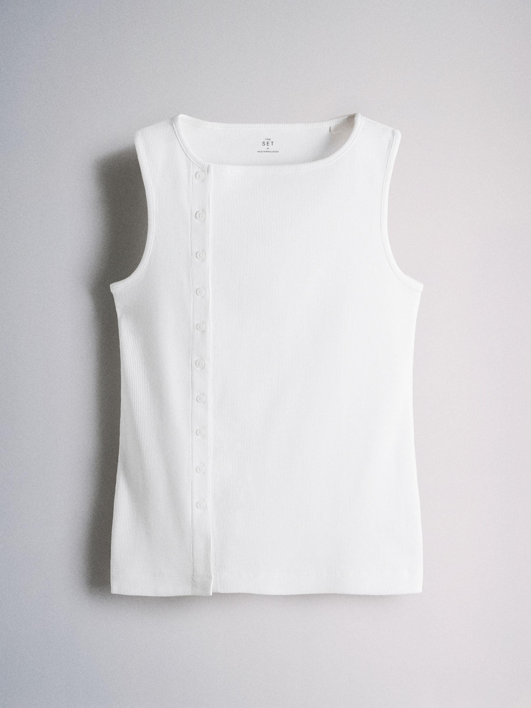 Geo Next The Set Canotte Donna Bottoni Laterali Confezione da 3