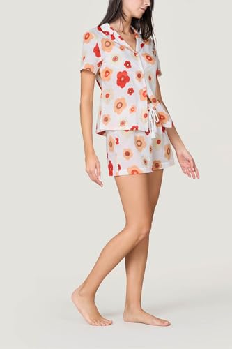 Goldenpoint Bouquet Party pigiama corto donna cotone