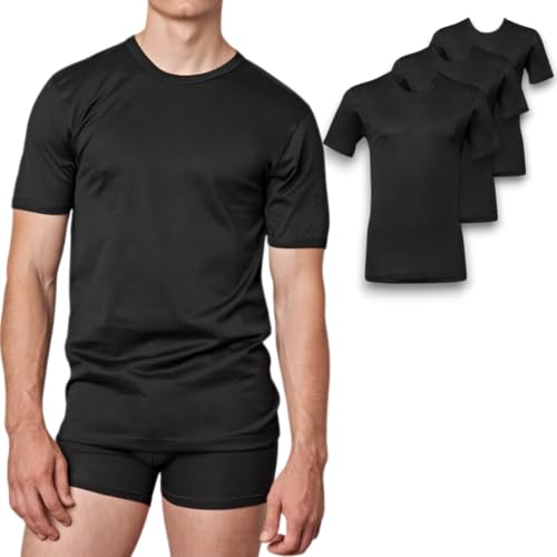 Lady C maglia intima uomo filo di Scozia 3 pezzi manica corta