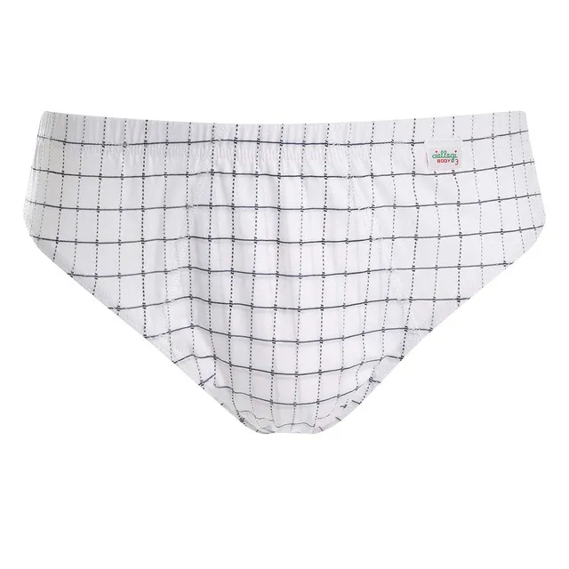 Lady C slip uomo cotone a quadretti taglia L 6 pezzi