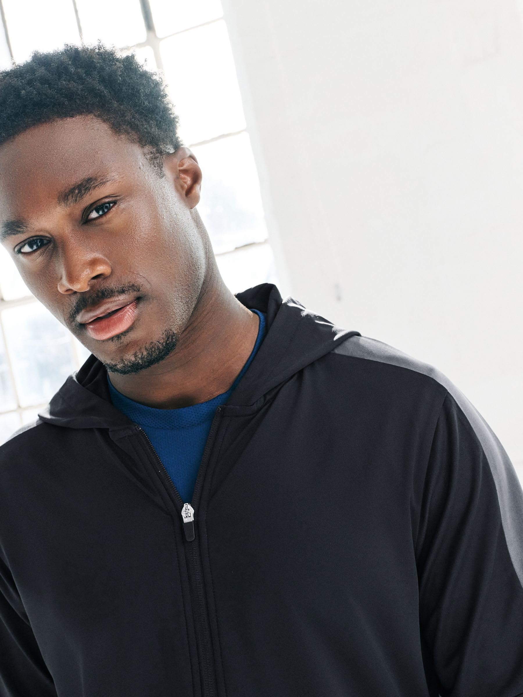 Next felpa uomo con cappuccio zip intera allenamento