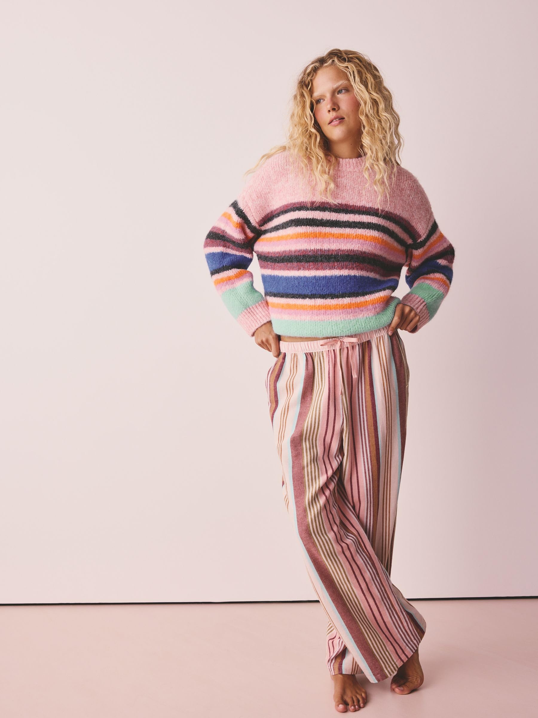 Next pantaloni pigiama flanella 2 pezzi morbidi