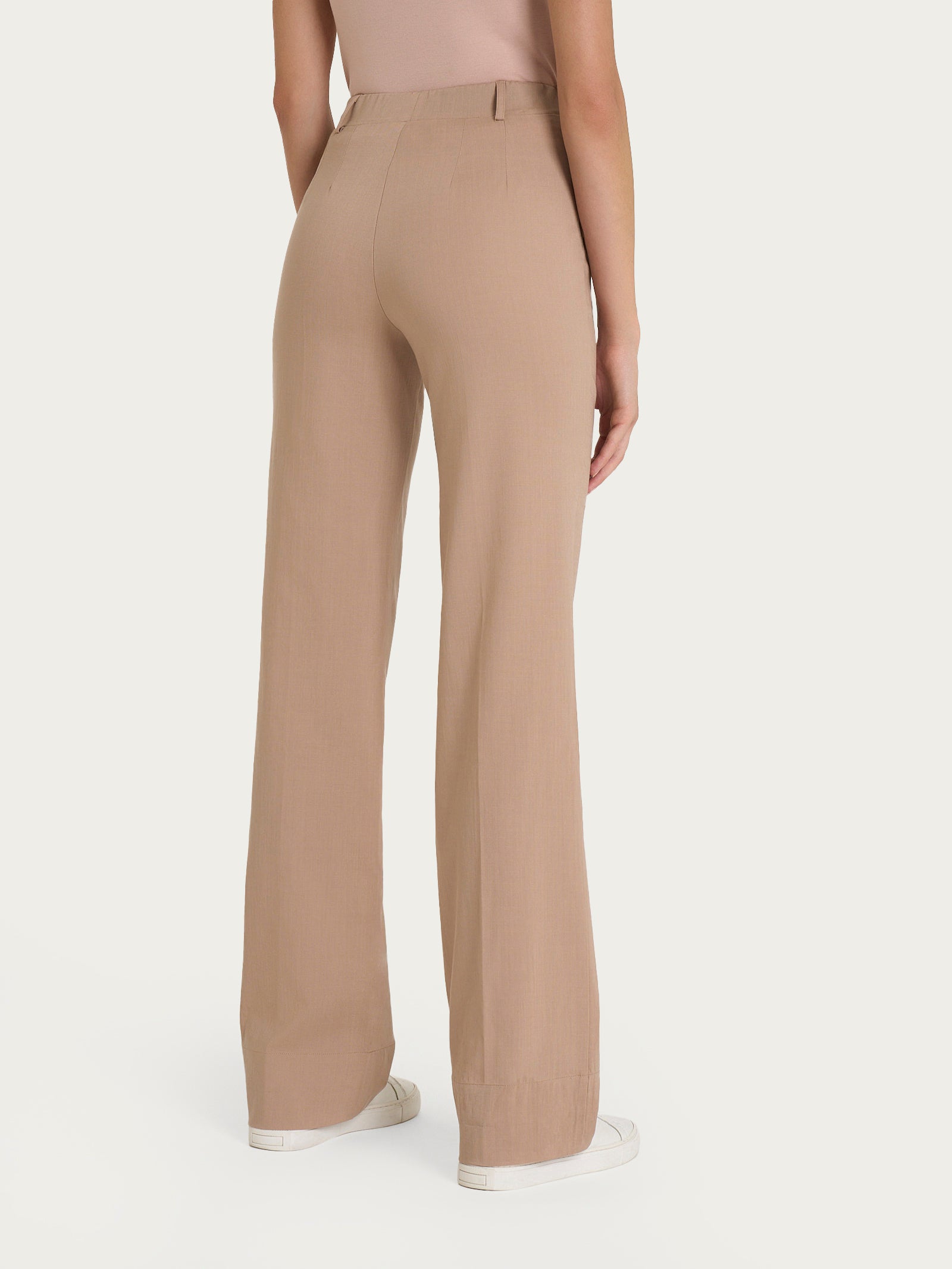 Ragno Super Natural Pantalone dritto Warm Taupe tencel