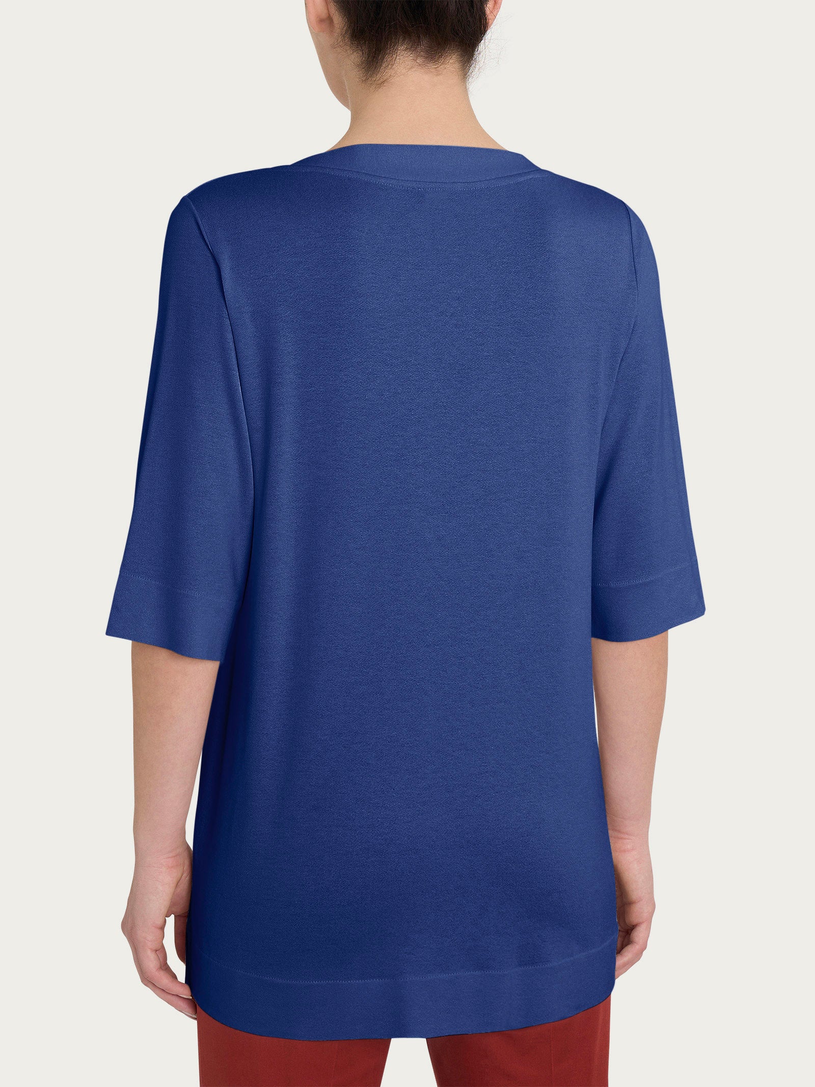 Ragno Viscosa Summer maglietta barchetta Blueberry viscosa