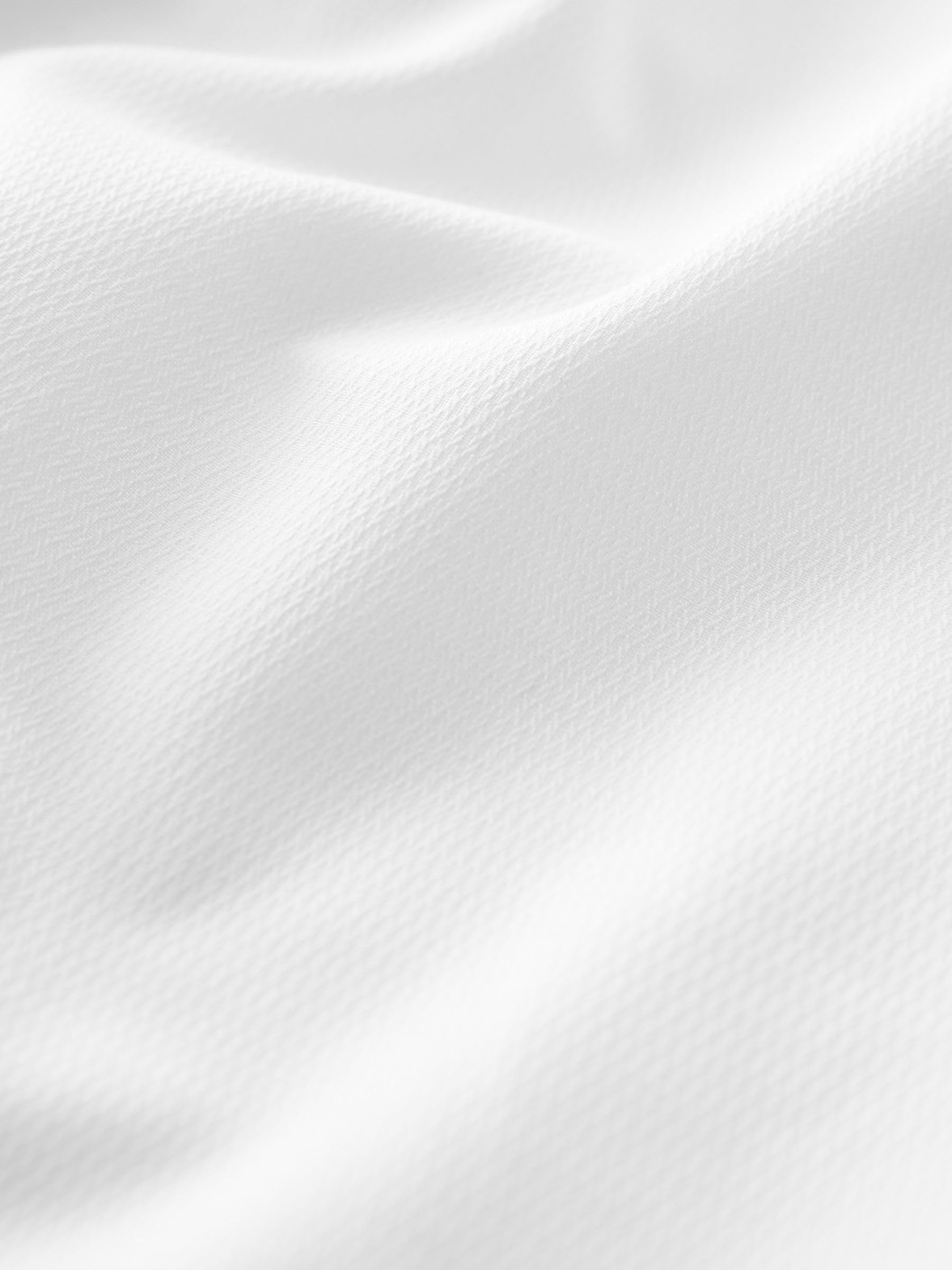 NEXT Camicia Easy-Care Testurizzata Uomo Polsino Singolo