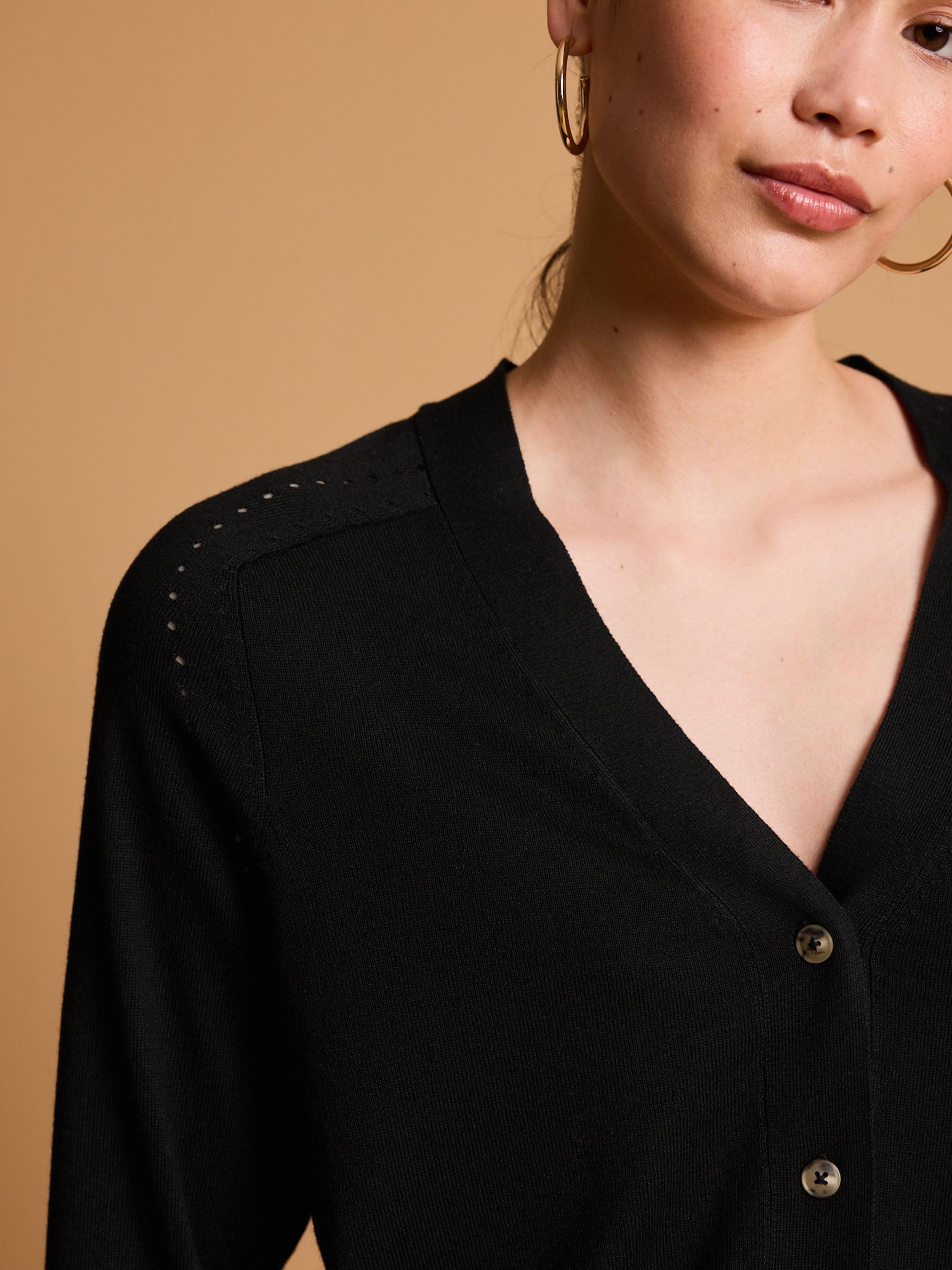 Next Cardigan Donna Maglia Bottoni Scollo V Leggero