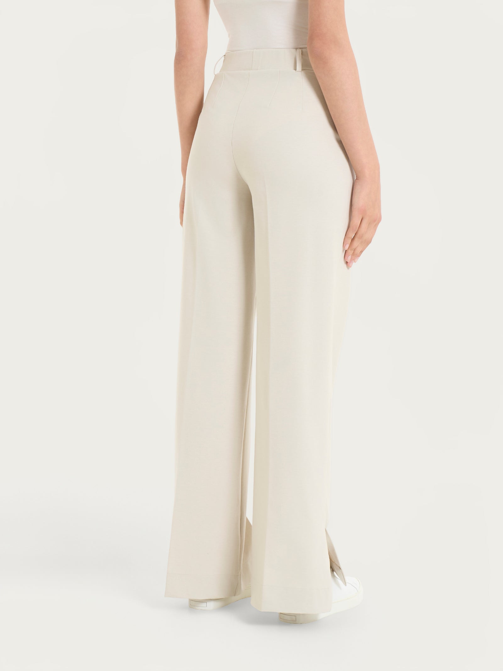 Ragno Compact Light Pantalone Palazzo Champignon tasche