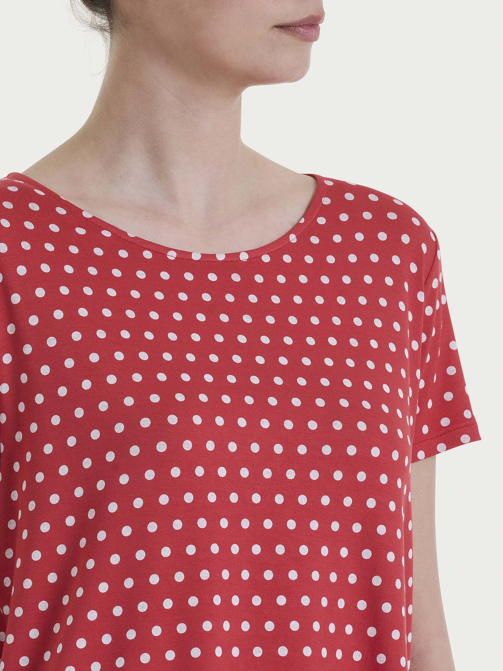 Ragno Viscosa Summer maglietta pois Fant. Salsa
