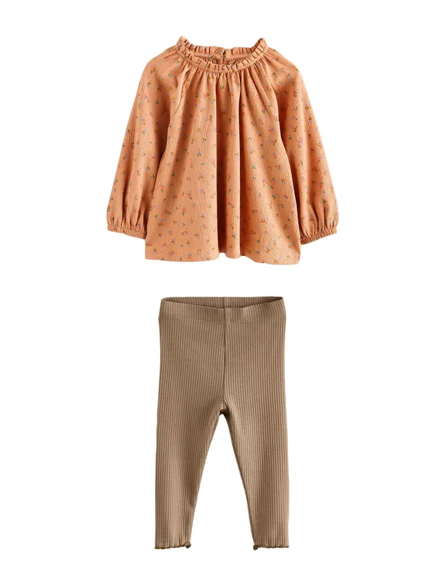 Geo Next completo blusa manica lunga e leggings bambina