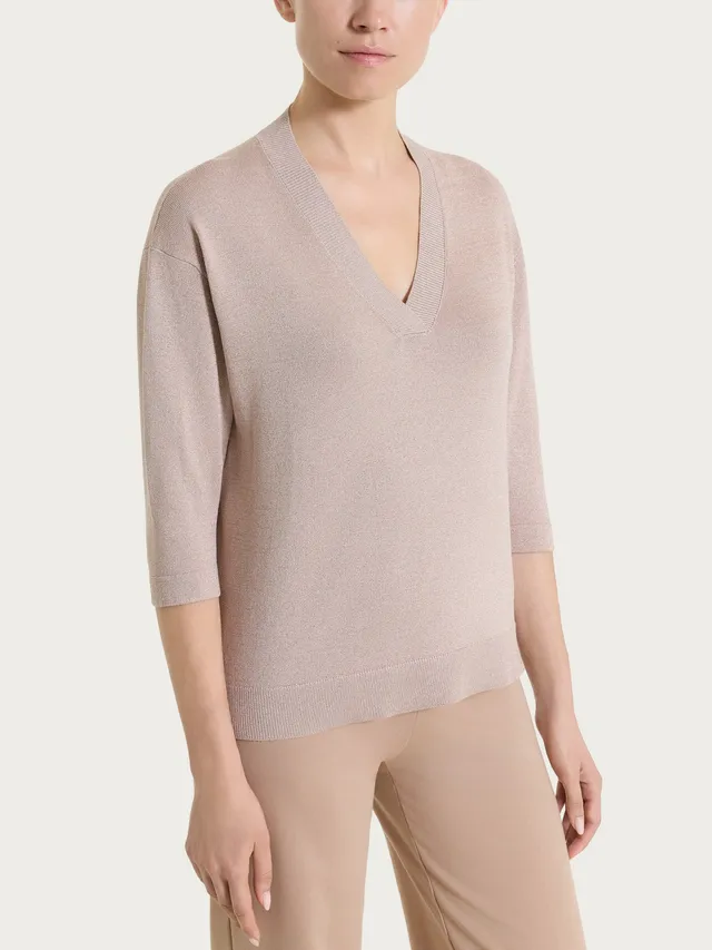 Ragno Summertime Maglia scollo V lurex Sphinx