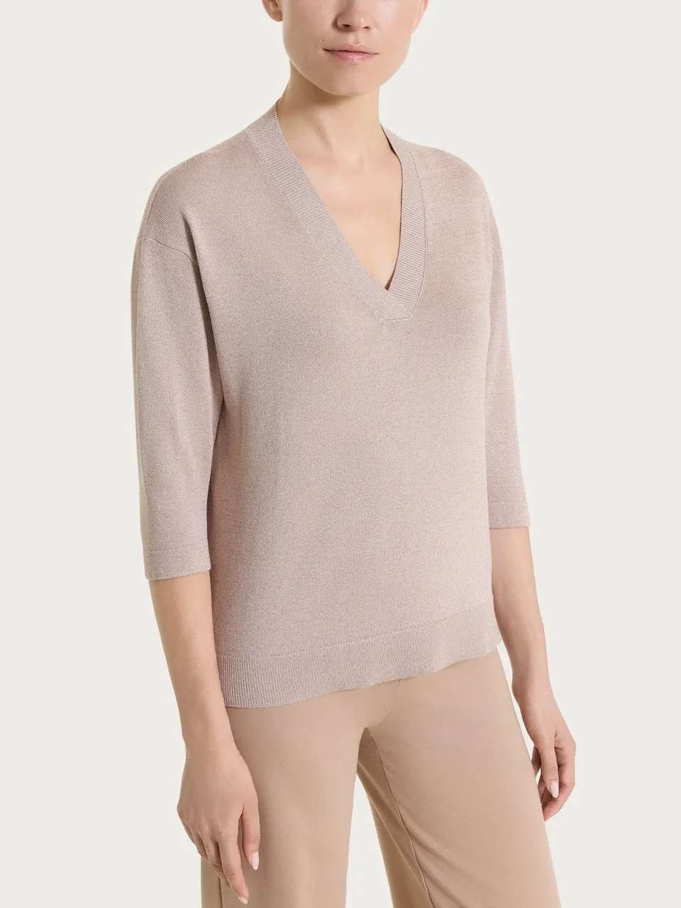 Ragno Summertime Maglia scollo V lurex Sphinx