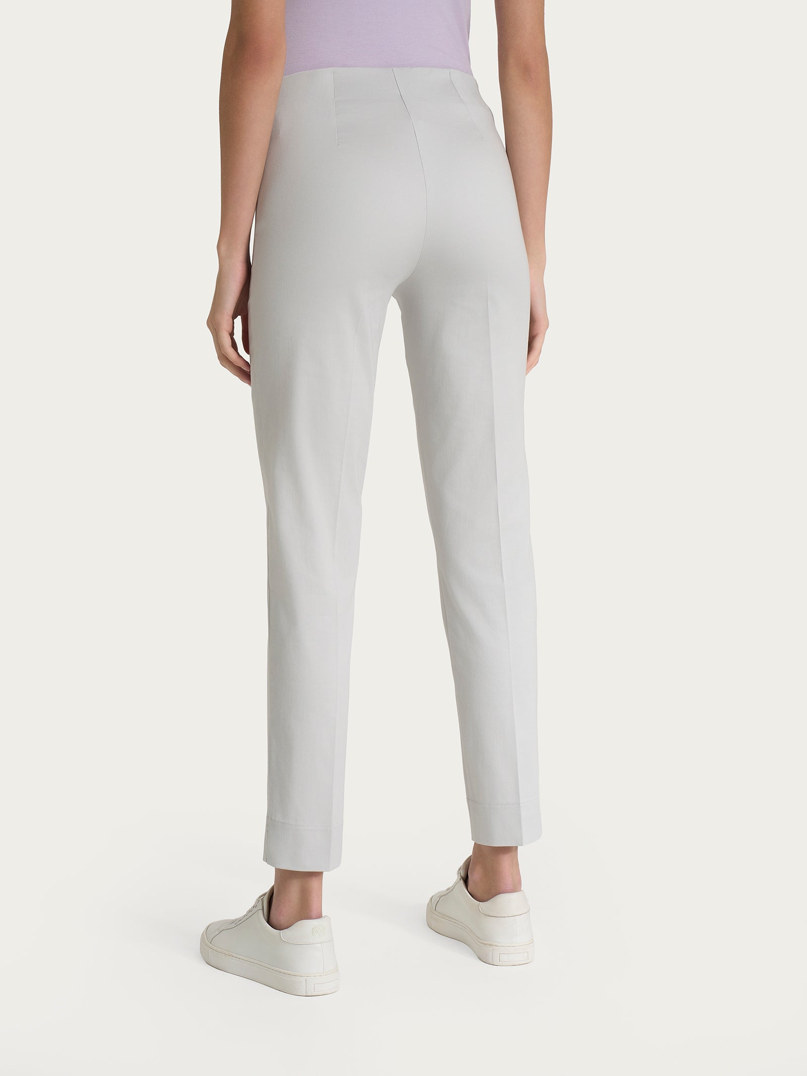 Ragno Satin Power The Cigarette pantalone capri Dawn Blue cotone