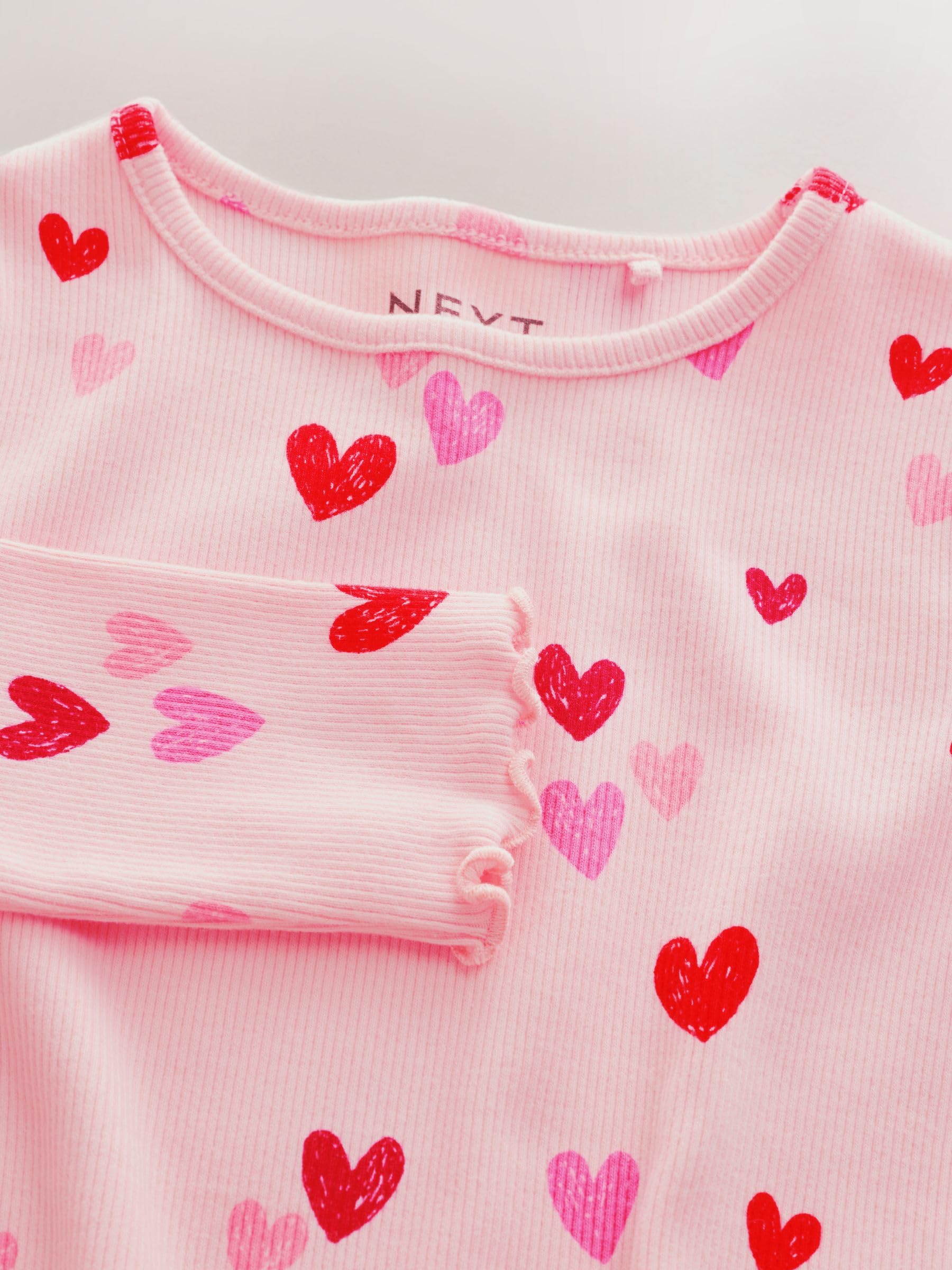 Next T-shirt maniche lunghe bambina 12-18 mesi coste