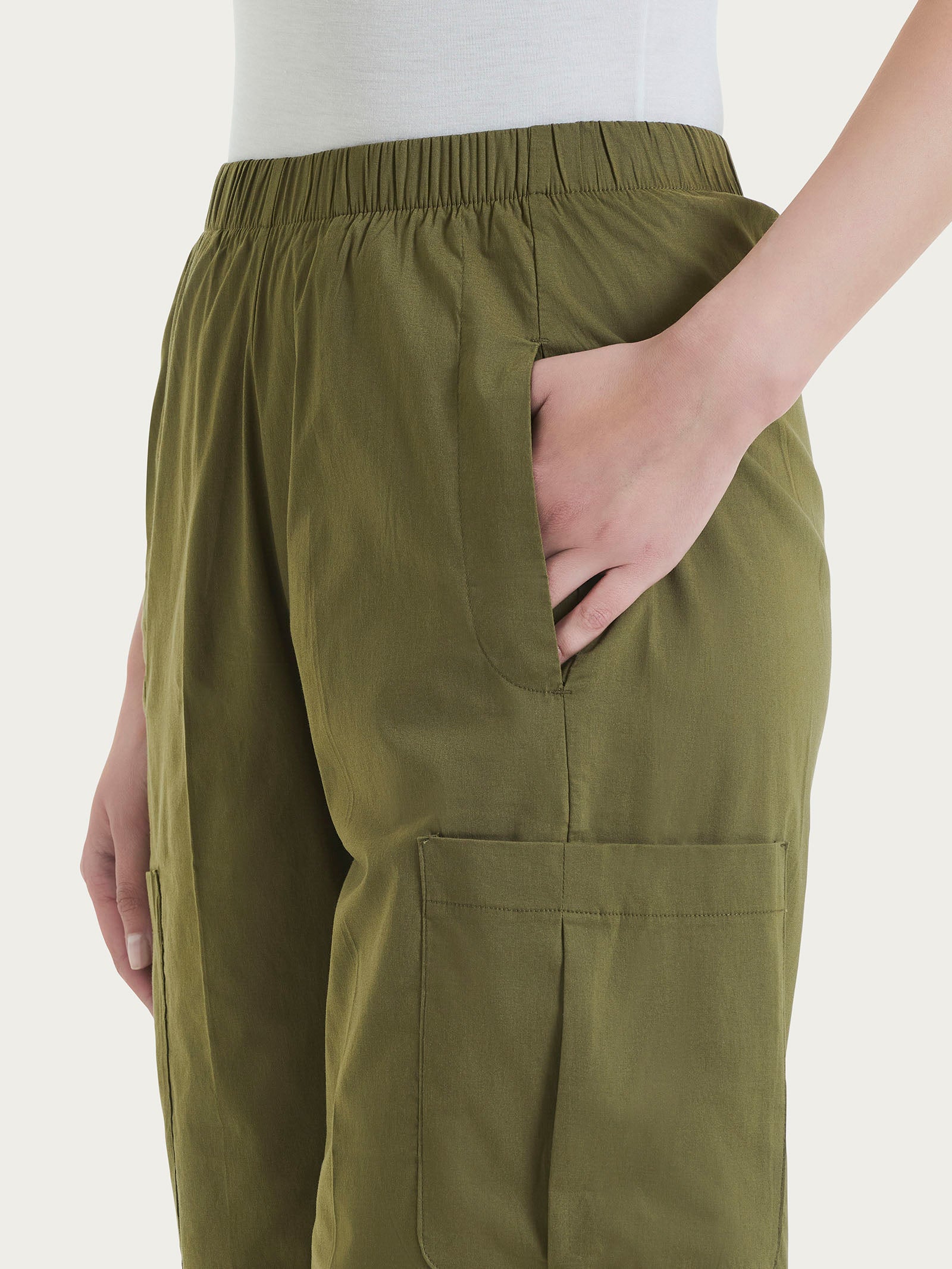 Ragno Super Fresh bermuda cargo Dark Olive