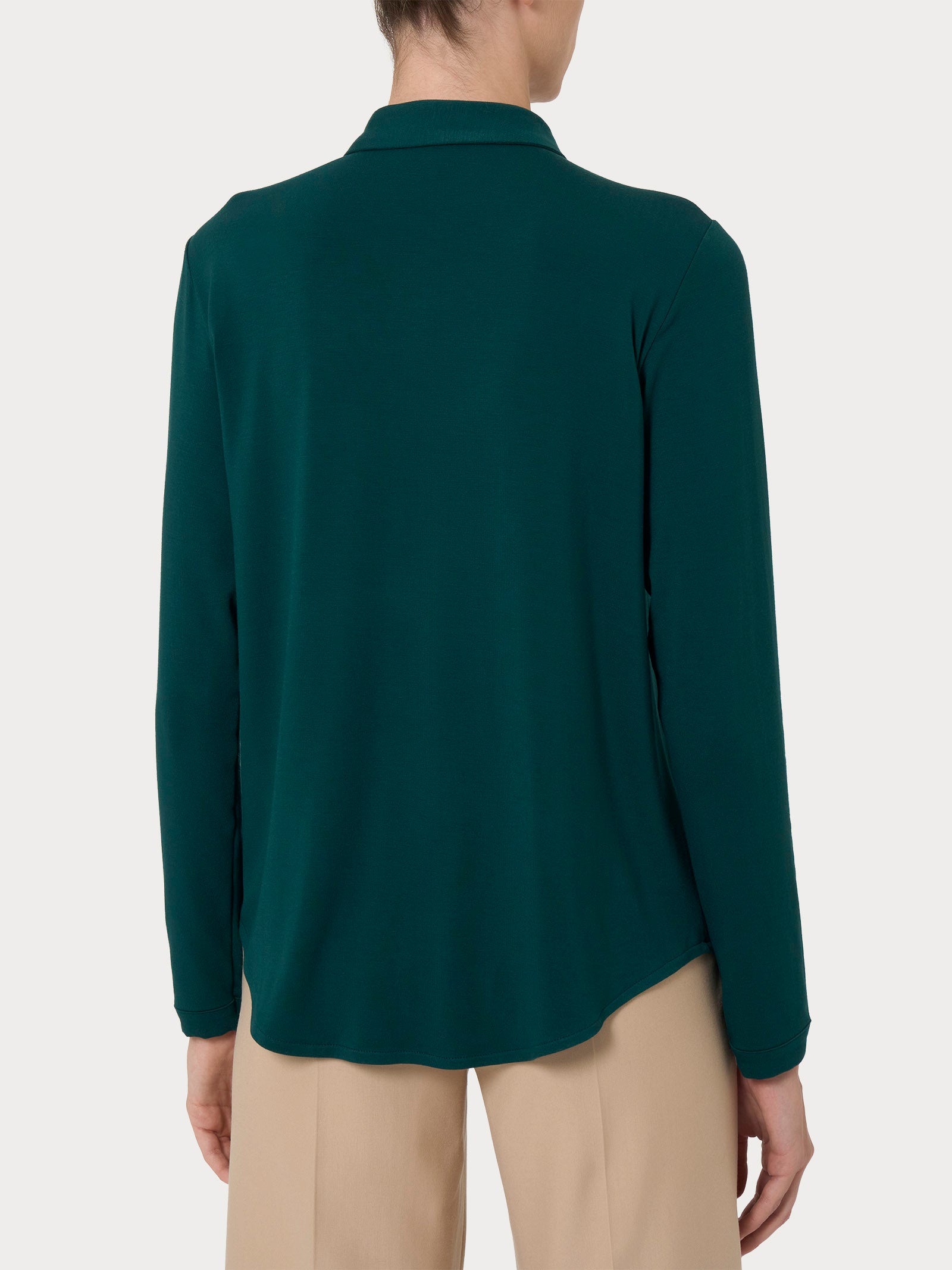 Ragno Eco Viscosa camicia donna verde rain forest