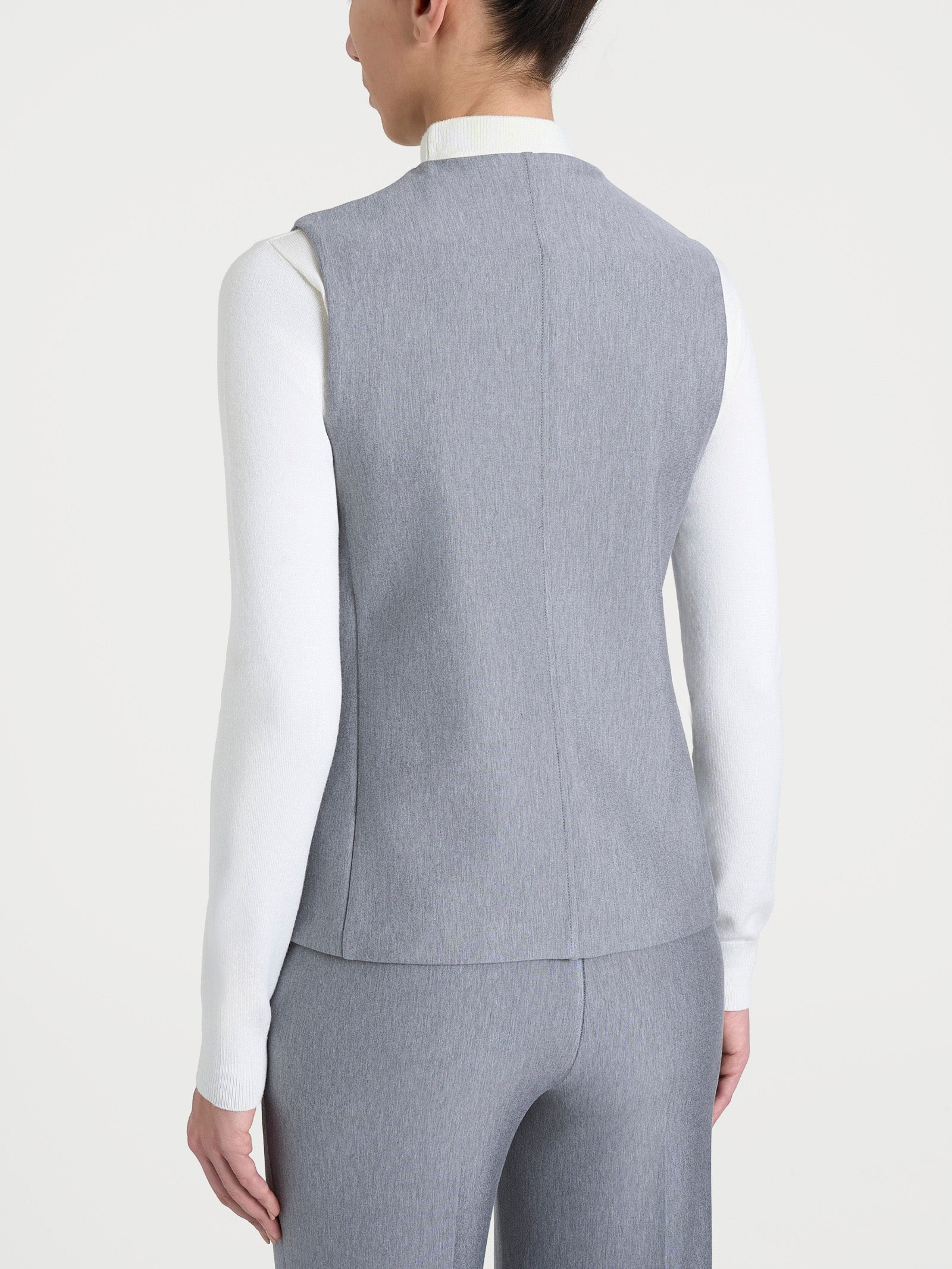 Ragno Compact gilet 4 bottoni grigio Grigio Mel.