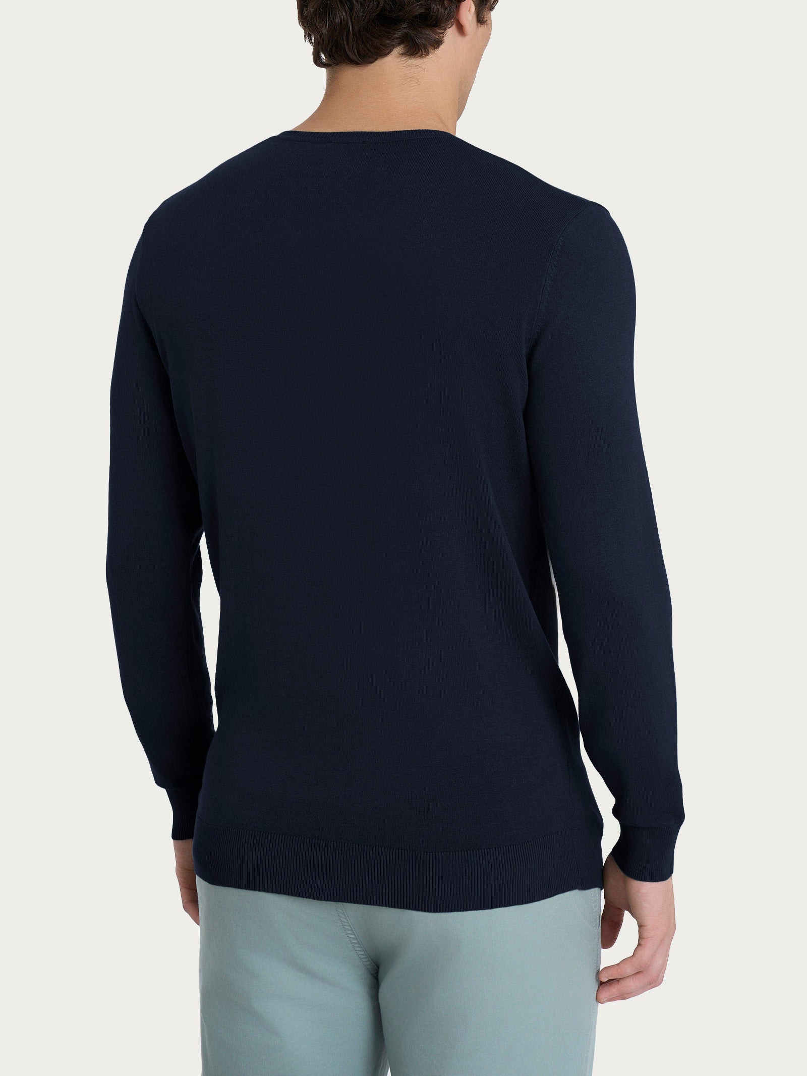 Ragno Four Seasons pull scollo V uomo blu outer space
