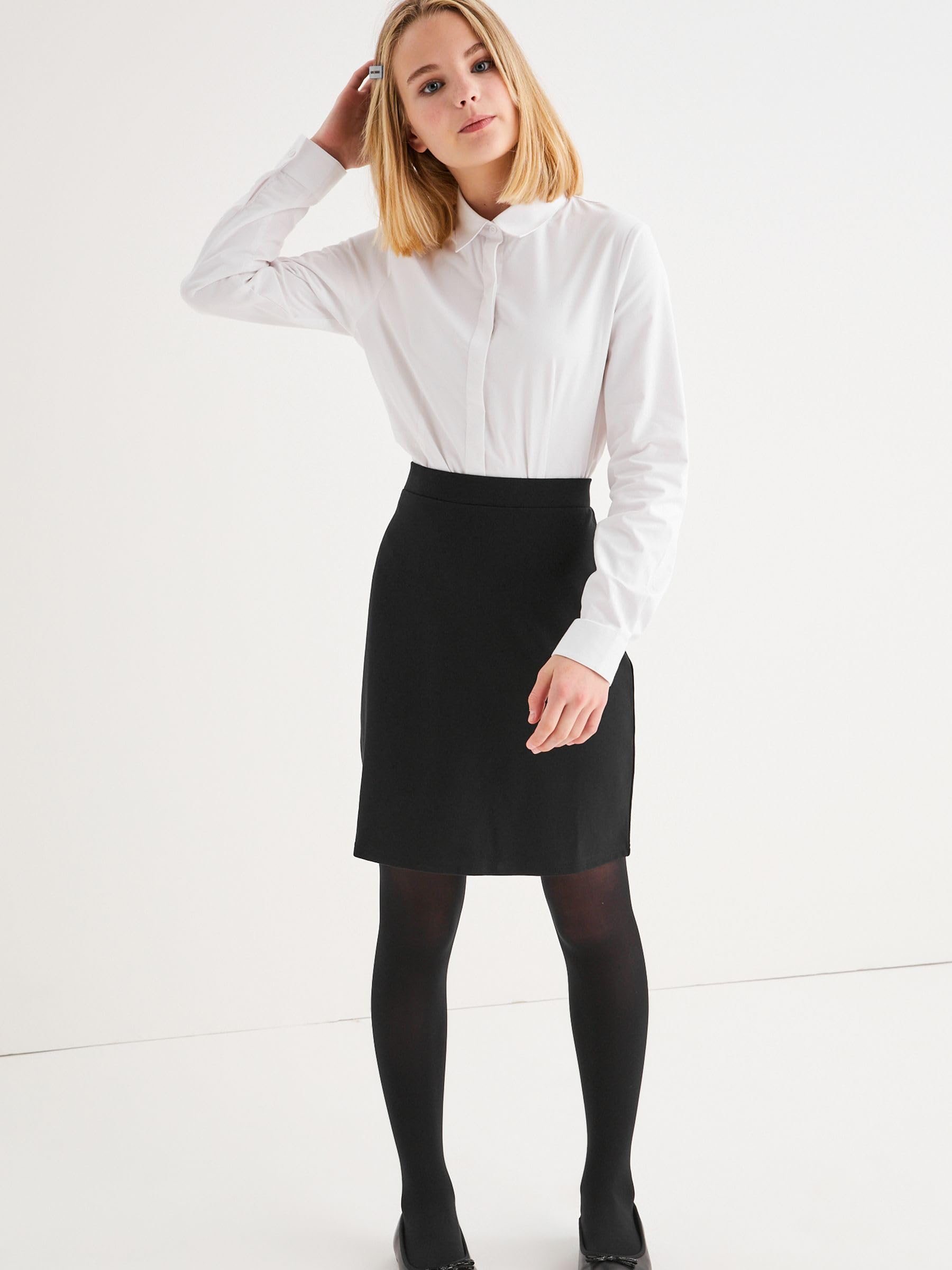 Next Premium Elasticizzate camicia scolastica 11 anni 2 pezzi cotone