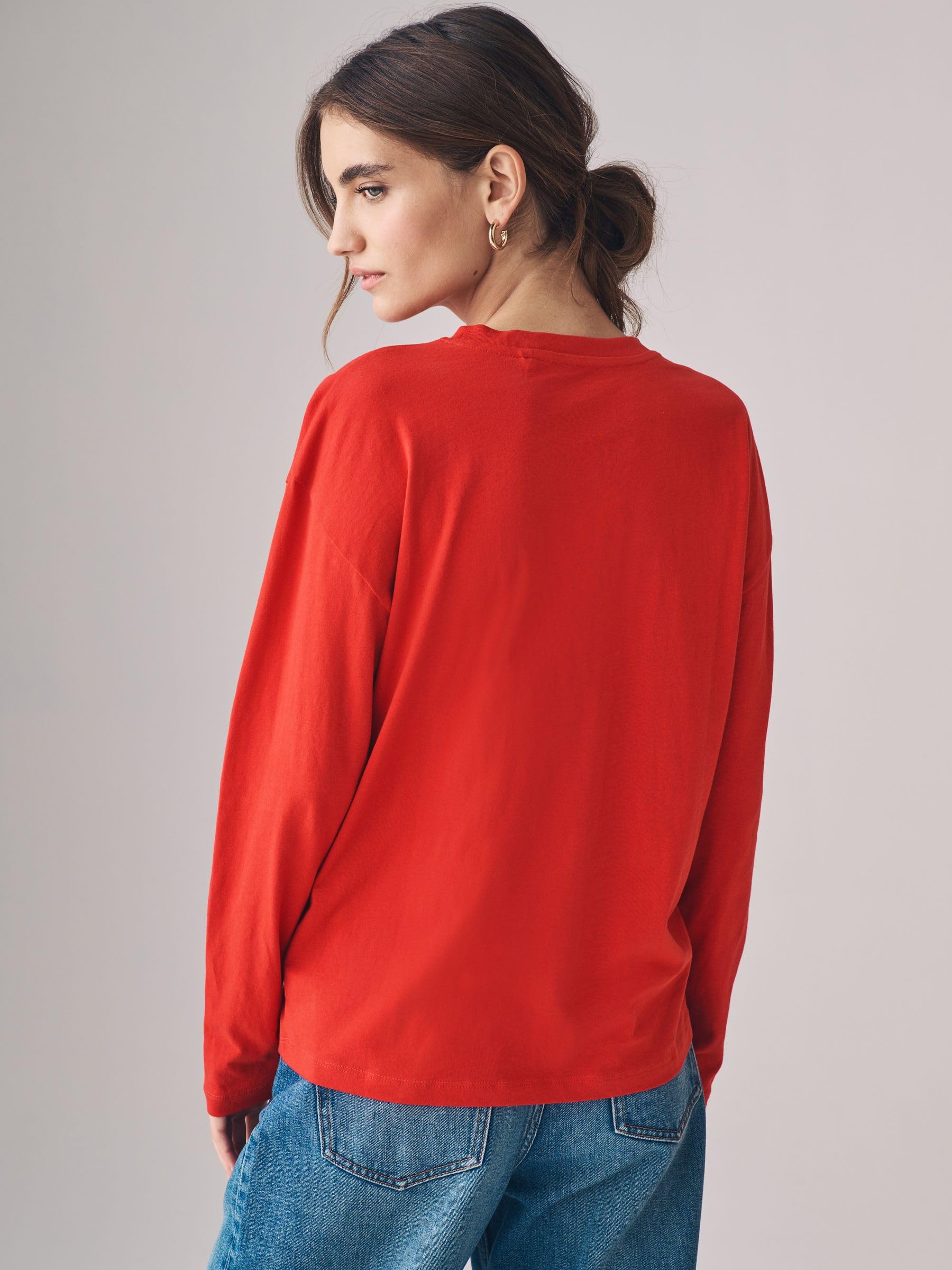 Geo Next The Set t-shirt cotone donna maniche lunghe 5 pezzi