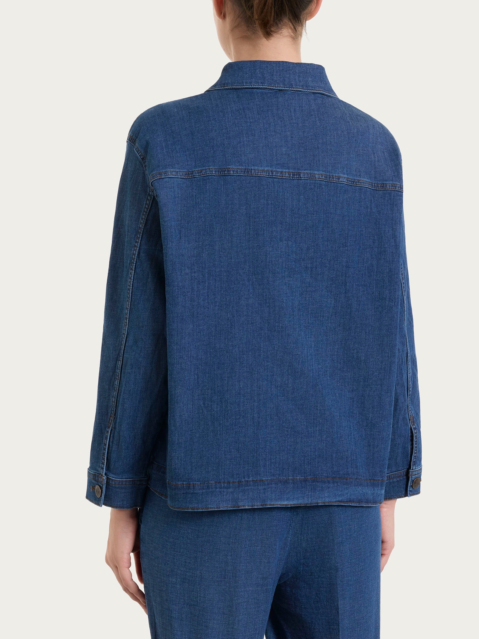 Ragno Light Denim giubbotto Delavé denim leggero