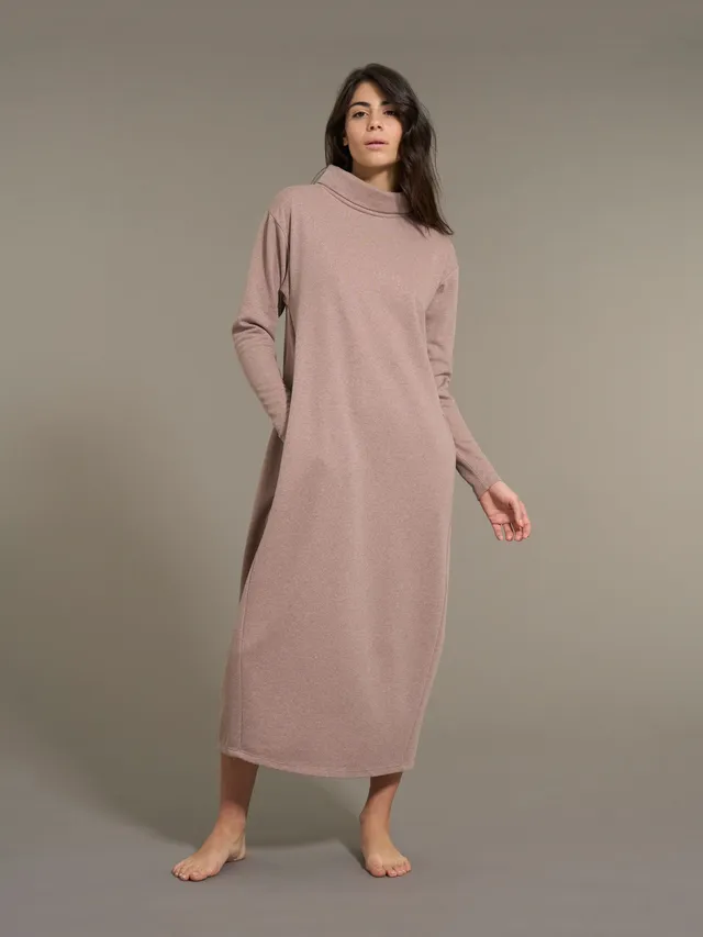 Ragno Sweet Emotion camicia da notte lunga Eco Pile Lurex Terra