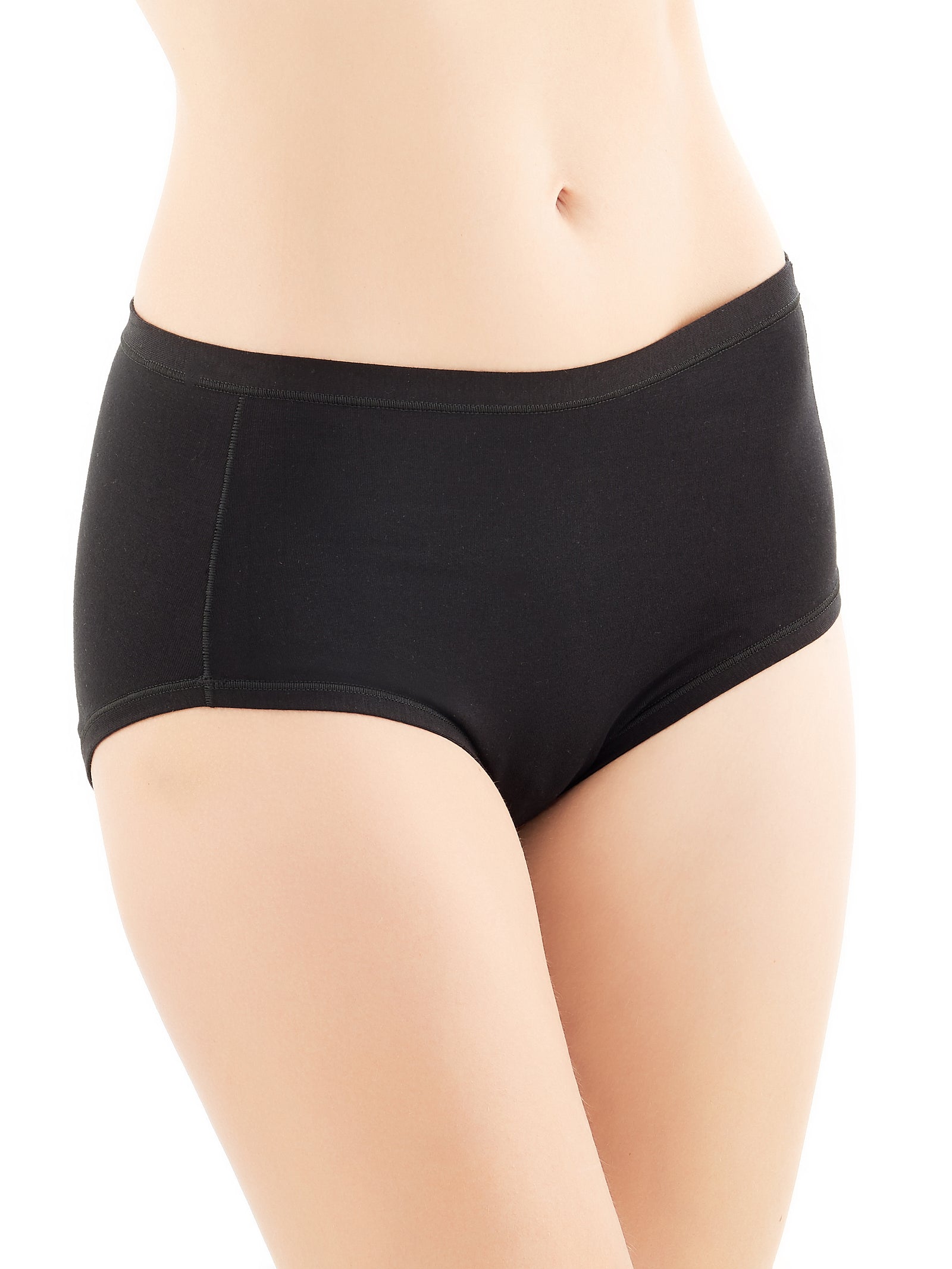 Ragno Skin slip alto cotone modal nero 2 pezzi