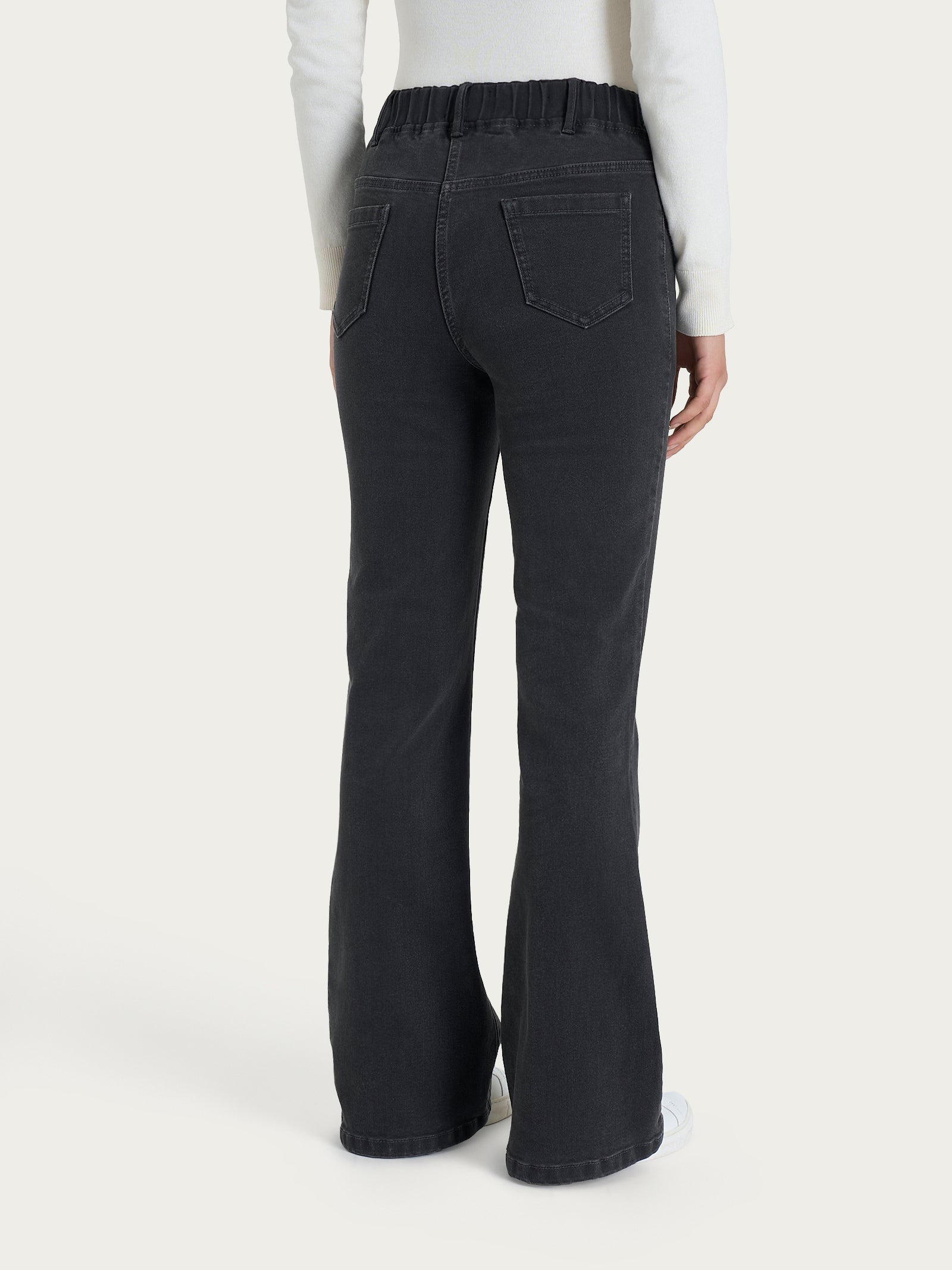 Ragno Super Denim Flare jeans zampa antracite elasticizzato