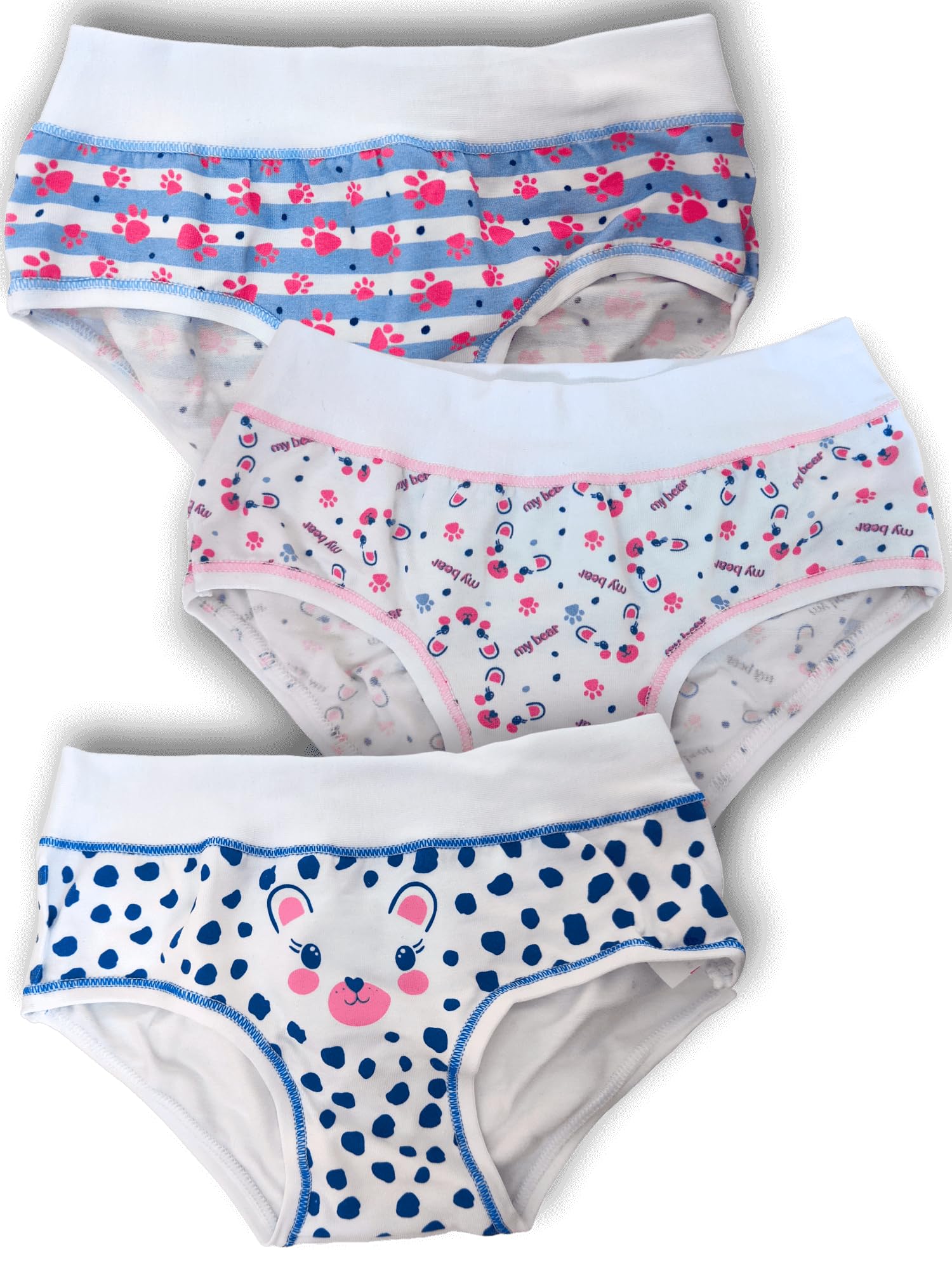 Lady C Slip Bimba Cotone 9-10 Anni 6 Pezzi Colorate