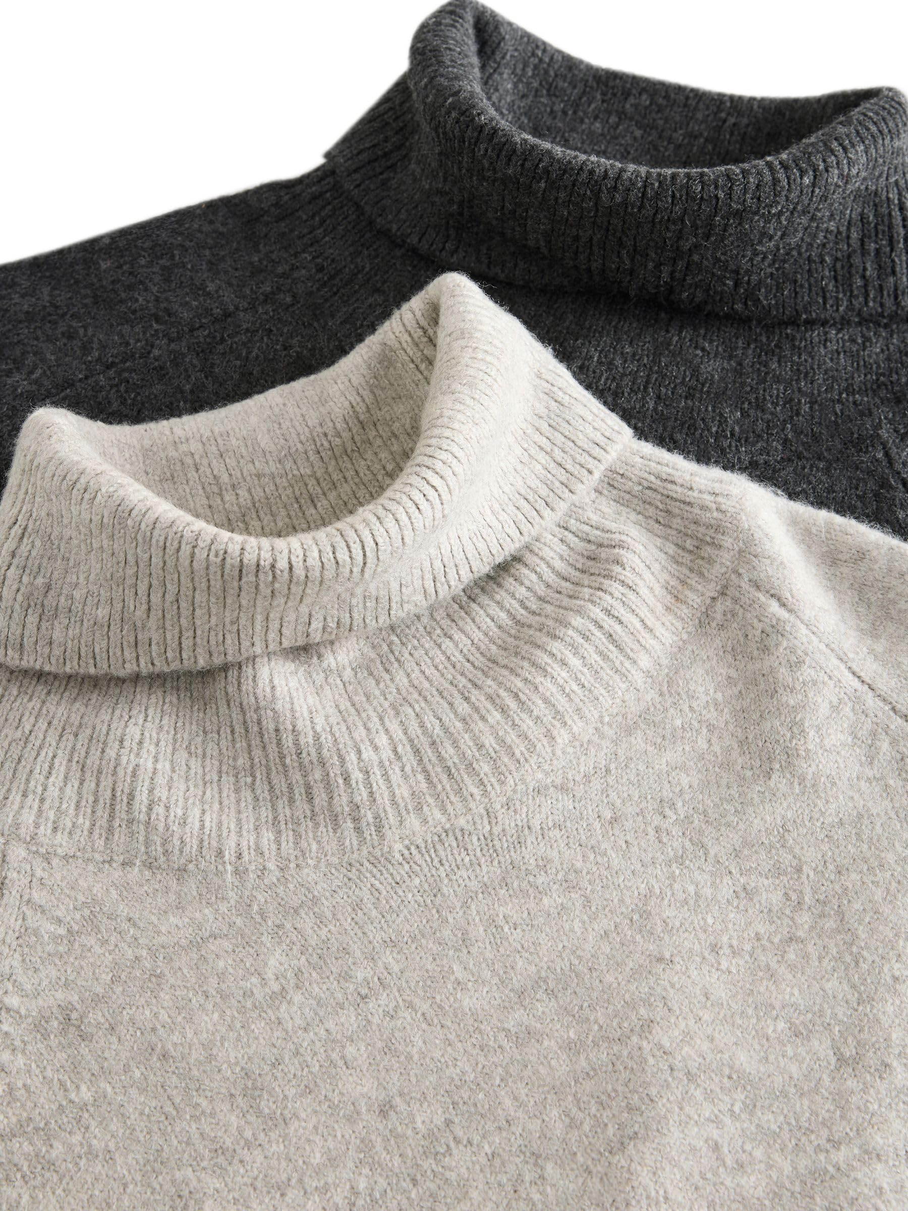 Geo Next The Set Oversize Dolcevita 2 Pezzi Maglia Morbida