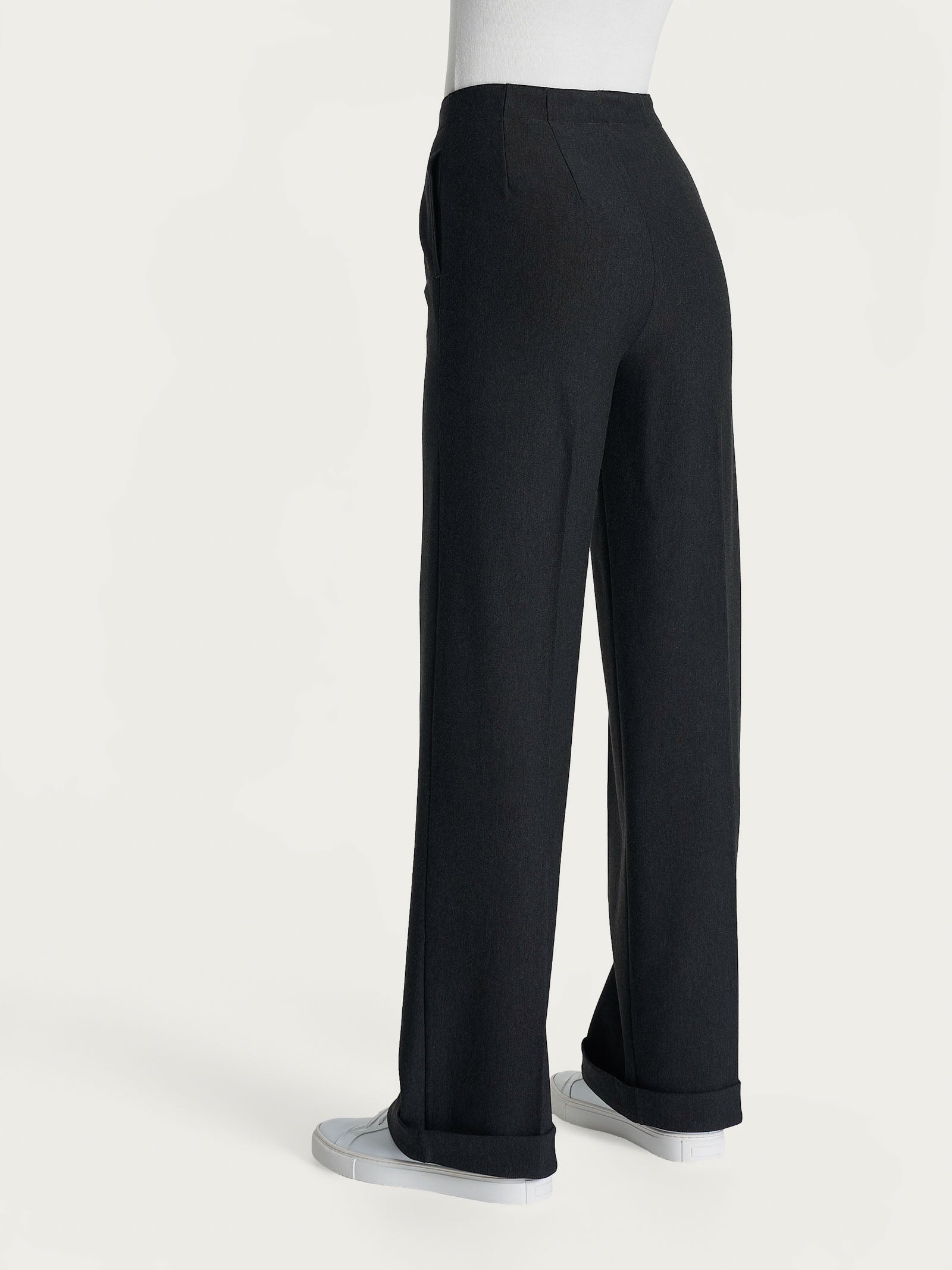 Ragno Compact Pantalone ampio Oscuro Mel wide leg