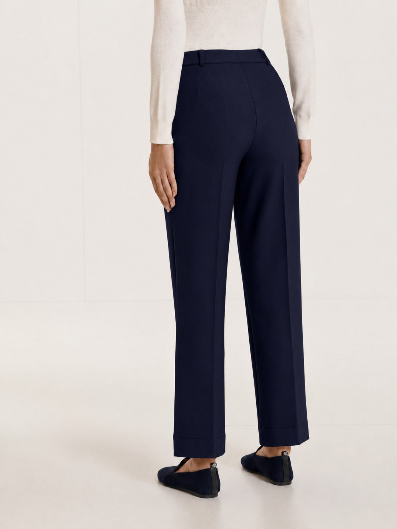 Ragno Compact Pantalone Flare Tasche Punto Milano Persia