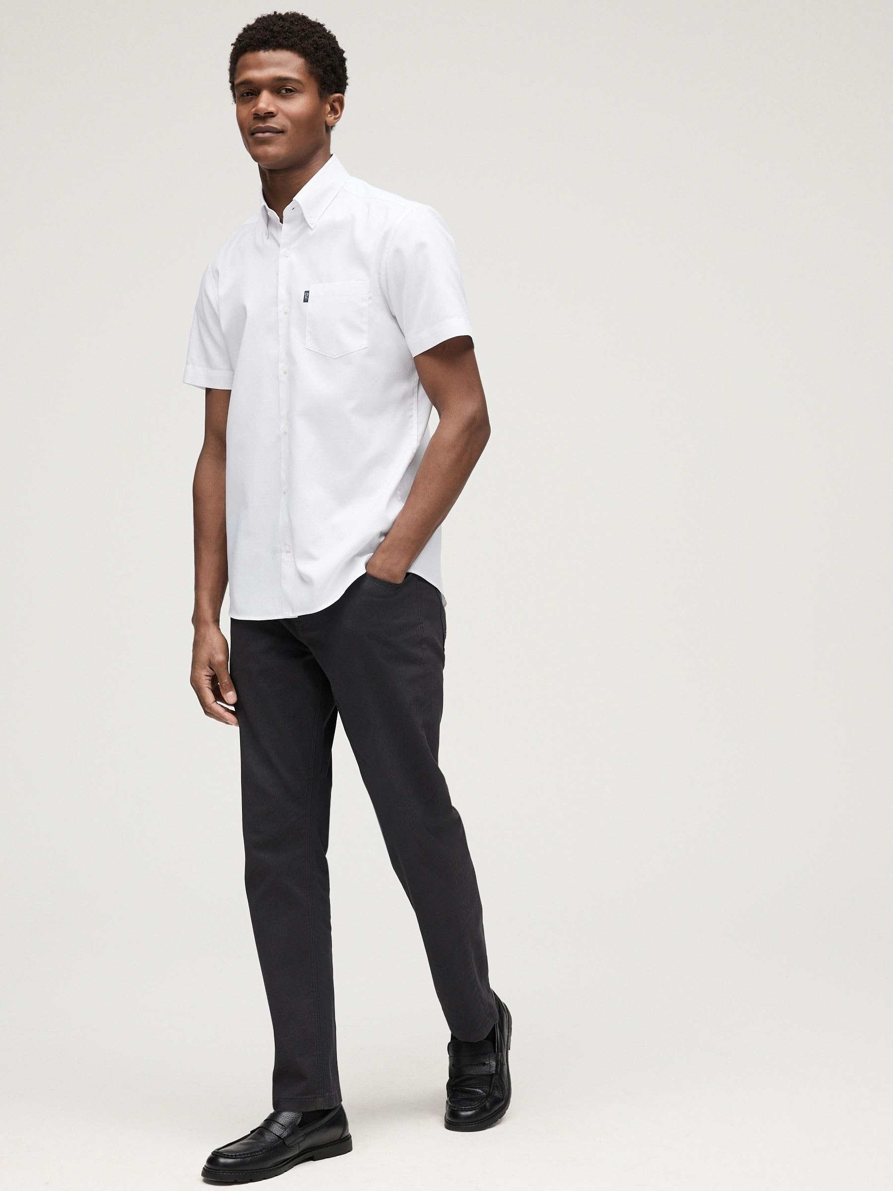 Next Oxford camicia maniche corte S facile da stirare