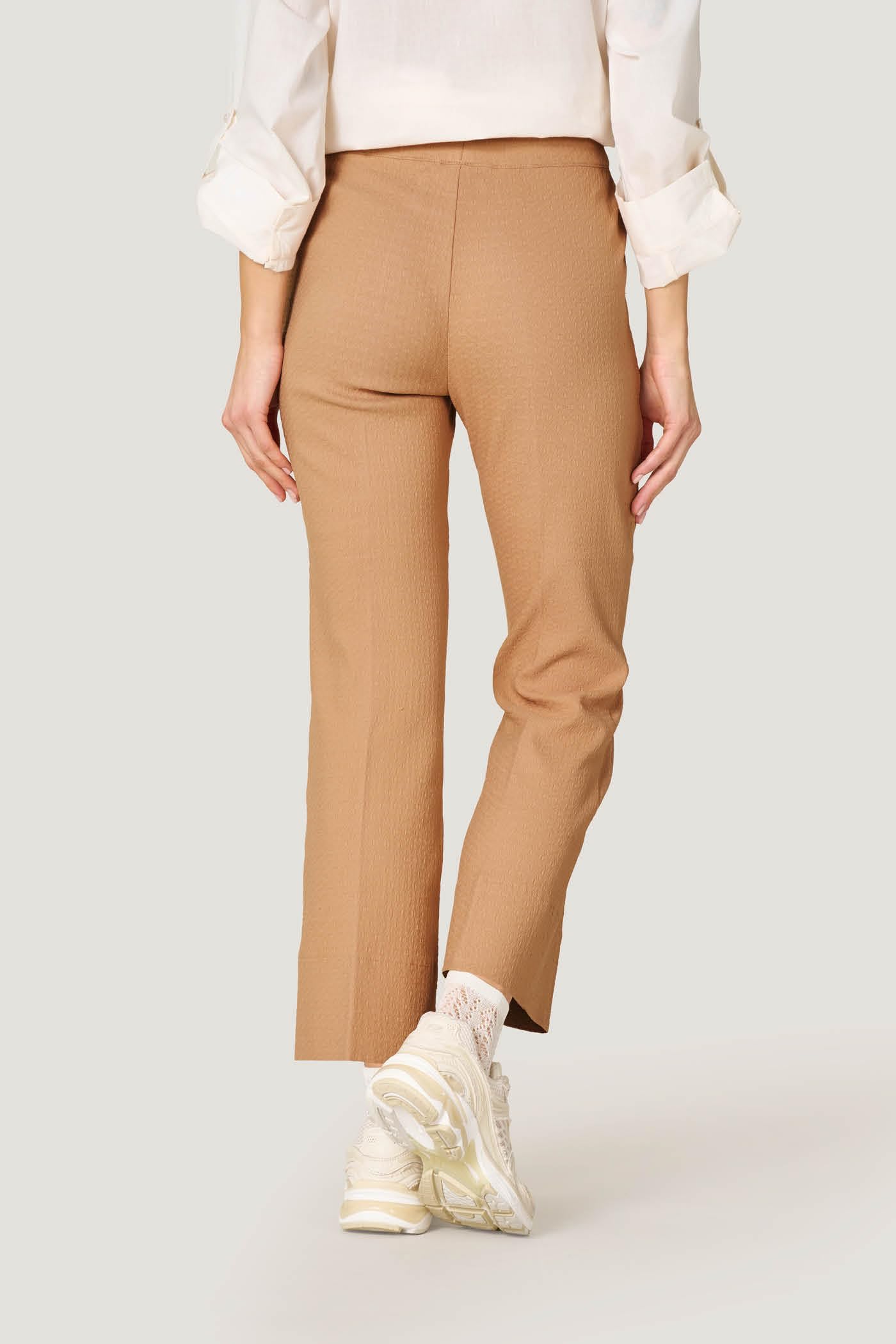 Goldenpoint Flare leggings viscosa svasati vita elasticizzata
