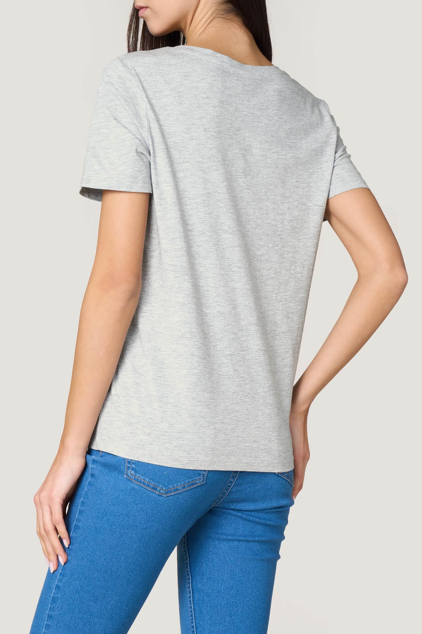 Goldenpoint T-shirt scollo a V cotone maniche corte