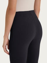 Ragno Super Fresh pantaloni pinocchietto donna nero spacco anti-piega