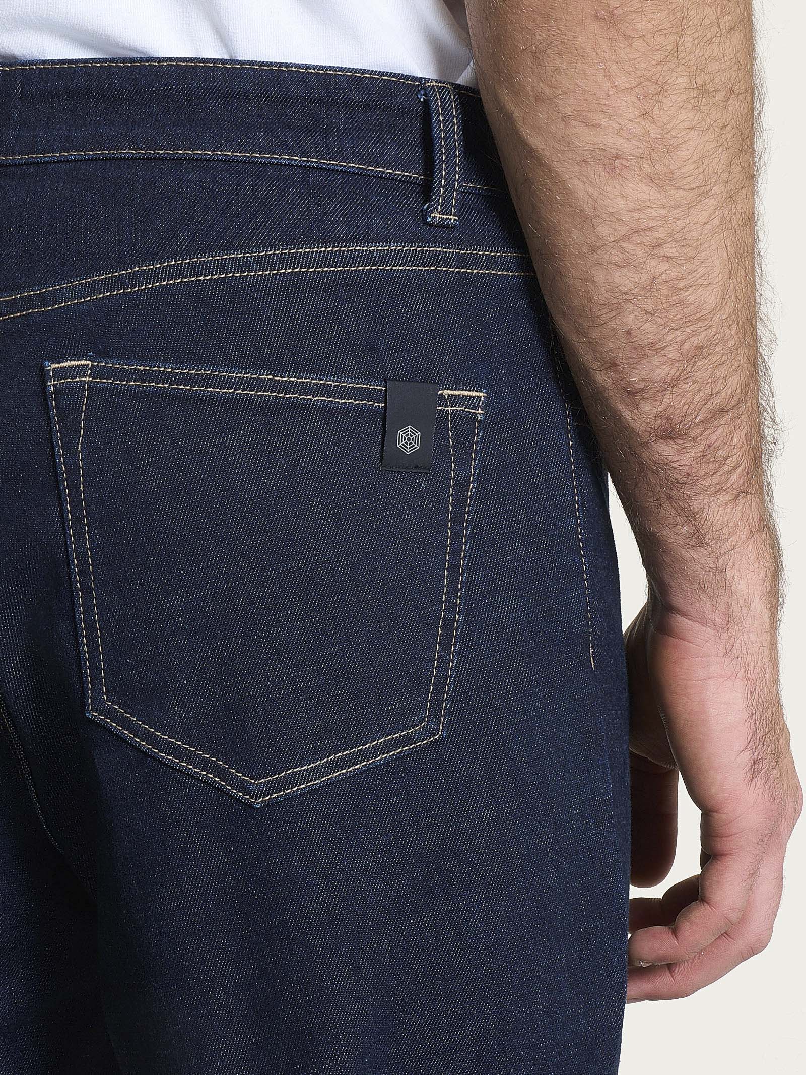 Ragno Super Denim Bootleg Jeans Uomo Indigo Cotone Elasticizzato